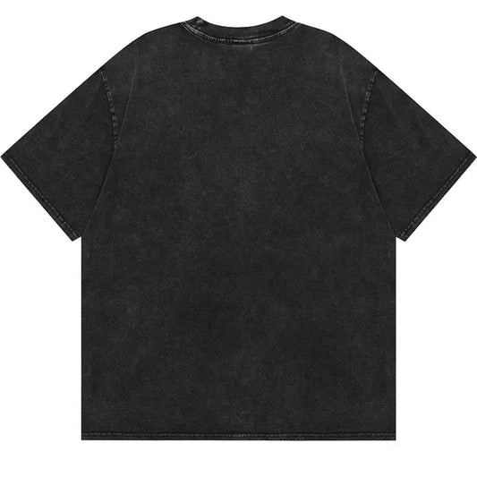 Summer Men's Washed T-shirt.