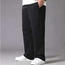 Extra-Large Black Sweatpants for Men.